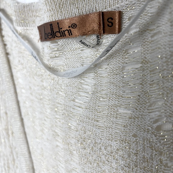 Belldini Women’s Cardigan Size S Light Gold Long Sleeves Sweater - Picture 4 of 13